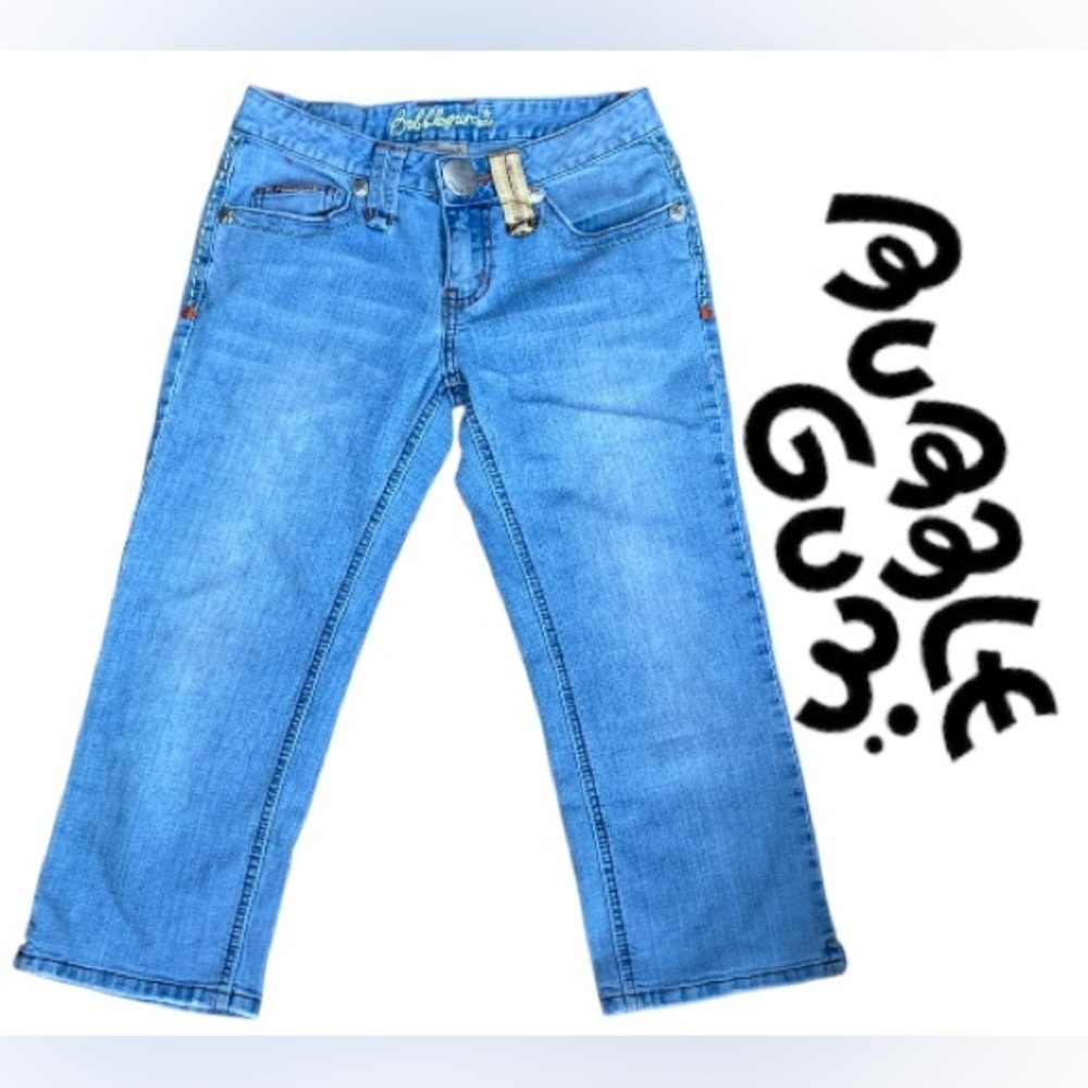 Y2K Bubblegum Capris – Cropped‎ Pants, Size 5/6 Women's